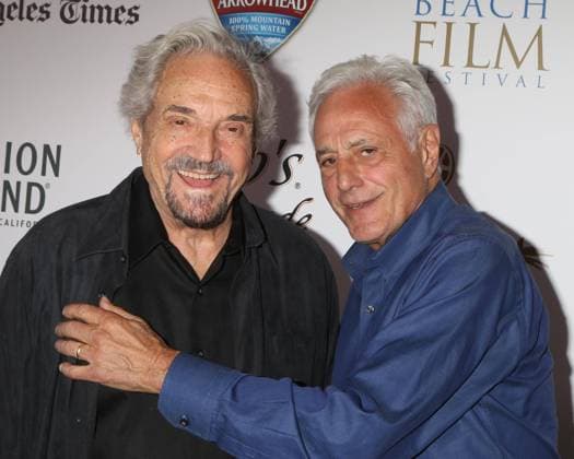 LOS ANGELES - APR 25: Hal Linden, John Aprea at the Stevie D West Coast Premiere at the Newport Beach Film Festival at the Island Cinema on April 25, 2016 in Newport Beach, CA  KathyxHutchins