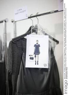 SAO PAULO, Brazil - 04 26 2016: SPFW SUMMER 2017 - Araras clothes and accessories backstage Karl Lagerfeld show for Riachuelo in SPFW on Tuesday (26).  BrunaxMarques