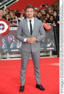 American actor Jeremy Renner attending the European premiere of Captain America: Civil War at Westfield Shopping Centre in London. APRIL 26th 2016  PTYx161145