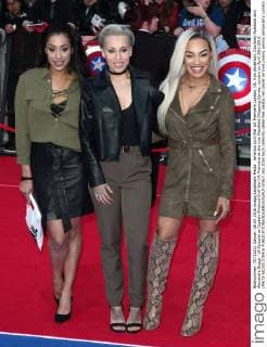 America Civil War UK Premiere London, UK. Kris Anderson, Courtney Rumbold and Alexandra Buggs - of Stooshe at Captain America Civil War UK Premiere at the Vue Westfield Shopping Centre, London on April 26th 2016. LMK73-60233-270416 