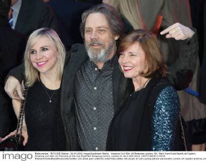 America Civil War UK Premiere London, UK. Mark Hamill and family at Captain America Civil War UK Premiere at the Vue Westfield Shopping Centre, London on April 26th 2016. LMK73-60233-270416 