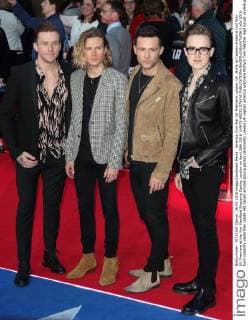 America Civil War UK Premiere London, UK. McFly at Captain America Civil War UK Premiere at the Vue Westfield Shopping Centre, London on April 26th 2016. LMK73-60233-270416 