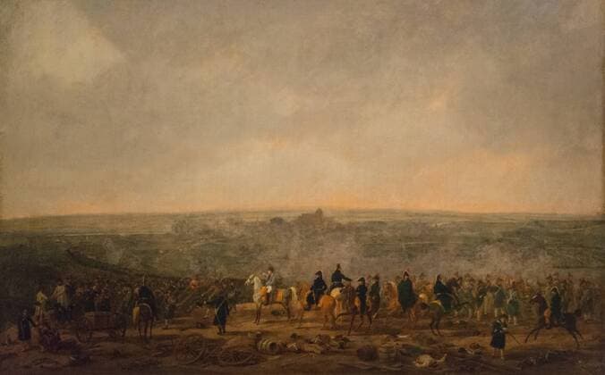 ActiveMuseum_0000126.jpg The Bombing of Ulm - Wilhelm Alexander Wolfgang Kobell (1807) 31 05 2013 - 19th century  Collectionx xActivexMuseum