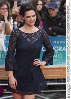 London, UK. 25 April 2016. Megan Maczko arrives for the UK premiere of the film A Hologram for the King at the BFI Southbank. A Hologram for the King, UK Premiere, London, UK 