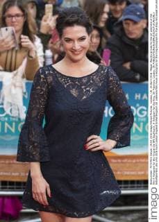 London, UK. 25 April 2016. Megan Maczko arrives for the UK premiere of the film A Hologram for the King at the BFI Southbank. A Hologram for the King, UK Premiere, London, UK 