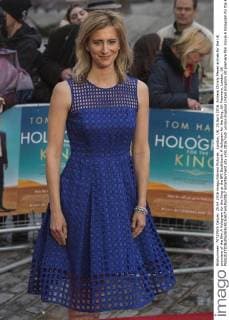 London, UK. 25 April 2016. Actress Christy Meyer arrives for the UK premiere of the film A Hologram for the King at the BFI Southbank. A Hologram for the King, UK Premiere, London, UK 
