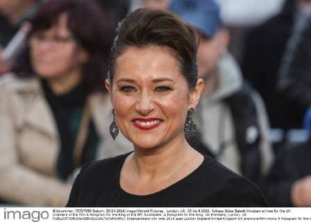 London, UK. 25 April 2016. Actress Sidse Babett Knudsen arrives for the UK premiere of the film A Hologram for the King at the BFI Southbank. A Hologram for the King, UK Premiere, London, UK 
