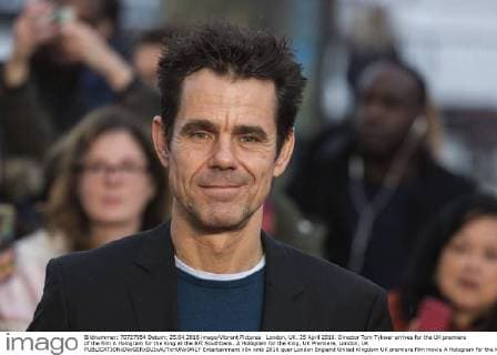 London, UK. 25 April 2016. Director Tom Tykwer arrives for the UK premiere of the film A Hologram for the King at the BFI Southbank. A Hologram for the King, UK Premiere, London, UK 