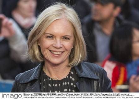 London, UK. 25 April 2016. Mariella Frostrup arrives for the UK premiere of the film A Hologram for the King at the BFI Southbank. A Hologram for the King, UK Premiere, London, UK 