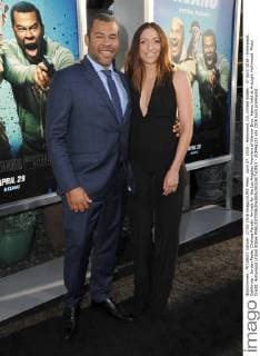 April 27, 2016 - Hollywood, CA, United States - 27 April 2016 - Hollywood, California - Jordan Peele, Chelsea Peretti. Arrivals for the Los Angeles Premiere of Warner Bros. Keanu held at ArcLight Hollywood. Photo Credit: Hollywood United States - ZUMAa123