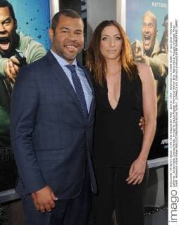 April 27, 2016 - Hollywood, CA, United States - 27 April 2016 - Hollywood, California - Jordan Peele, Chelsea Peretti. Arrivals for the Los Angeles Premiere of Warner Bros. Keanu held at ArcLight Hollywood. Photo Credit: Hollywood United States - ZUMAa123