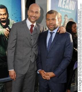 April 27, 2016 - Hollywood, CA, United States - 27 April 2016 - Hollywood, California - Keegan-Michael Key, Jordan Peele. Arrivals for the Los Angeles Premiere of Warner Bros. Keanu held at ArcLight Hollywood. Photo Credit: Hollywood United States - ZUMAa123