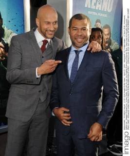 April 27, 2016 - Hollywood, CA, United States - 27 April 2016 - Hollywood, California - Keegan-Michael Key, Jordan Peele. Arrivals for the Los Angeles Premiere of Warner Bros. Keanu held at ArcLight Hollywood. Photo Credit: Hollywood United States - ZUMAa123