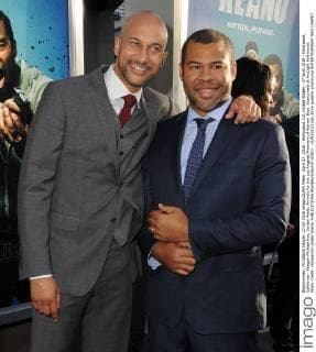 April 27, 2016 - Hollywood, CA, United States - 27 April 2016 - Hollywood, California - Keegan-Michael Key, Jordan Peele. Arrivals for the Los Angeles Premiere of Warner Bros. Keanu held at ArcLight Hollywood. Photo Credit: Hollywood United States - ZUMAa123