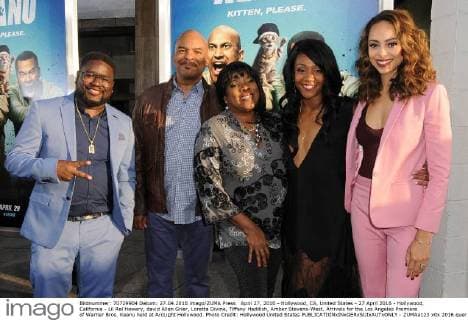 April 27, 2016 - Hollywood, CA, United States - 27 April 2016 - Hollywood, California - Lil Rel Howery, david Allan Grier, Loretta Divine, Tiffany Haddish, Amber Stevens-West. Arrivals for the Los Angeles Premiere of Warner Bros. Keanu held at ArcLight Hollywood. Photo Credit: Hollywood United States - ZUMAa123
