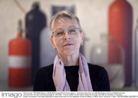 Australia: Jude Rae win $80,000 Bulgari Art Award 2016 Jude Rae pictured with her winning artwork titled SL 359 2016 . The Art Gallery of New South Wales announced Jude Rae as recipient of the 2016 Bulgari Art Award. The prize is $50,000 to acquire the work for the collection of the Art Gallery of NSW, and a residency in Italy. FOR EDITORIAL USE ONLY.Pacific Press Agency  HughxPeterswald
