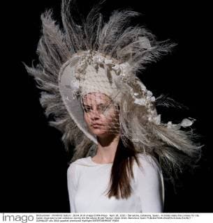 April 28, 2016 - Barcelona, Catalonia, Spain - A model walks the runway for the Isabel Zapardiez bridal collection during the Barcelona Bridal Fashion Week 2016. Barcelona Spain - ZUMAb137