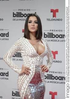 Venezuelan actress Daniel Navarro poses as she arrives at the ceremony of the Latin Music Billboard Awards at the BankUnited Center in Coral Gables, Florida, United States, 28 April 2016. LATIN MUSIC BILLBOARD AWARDS !ACHTUNG: NUR REDAKTIONELLE NUTZUNG!  CGS036 20160429-635975056777551365