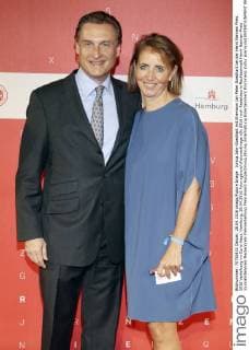 Jonica Jahr-Goedhart mit Ehemann Jan Peter Goedhart bei der Henri Nannen Preis 2016 Verleihung im Curio Haus. Hamburg, 28.04.2016 Foto:xgbrcix xFuturexImage
