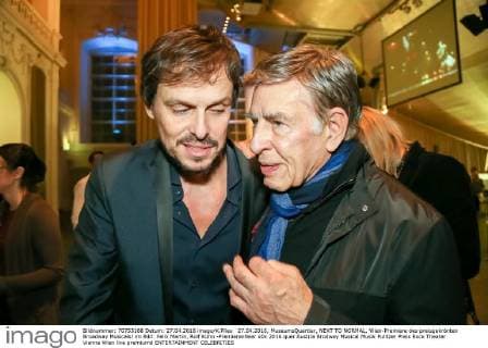 27.04.2016, MuseumsQuartier, NEXT TO NORMAL, Wien-Premiere des preisgekrönten Broadway Musicals! im Bild: Felix Martin, Rolf Kühn -Premierenfeier