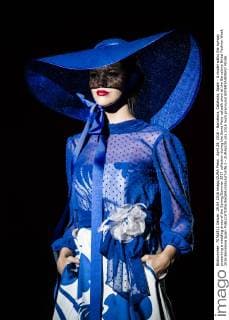 April 29, 2016 - Barcelona, Catalonia, Spain - A model walks the runway presenting a wedding dress of the Spring Summer 2017 collection during the Sonia Pena catwalk show at the Barcelona Bridal Fashion Week 2016 Barcelona Spain - ZUMAo105