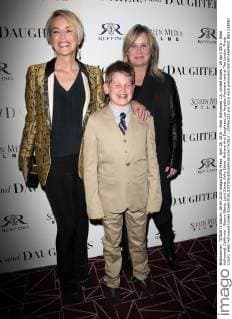 April 28, 2016 - West Hollywood, CA, United States - 28 April 2016 - West Hollywood, California - Sharon Stone, Laird Stone, Kelly Stone. Mothers And Daughters Los Angeles Premiere held at The London. Photo Credit: West Hollywood United States - ZUMAa123