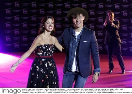 Tini Filmpremiere in Rom Jorge Blanco e Martina Stoessel Roma 29-04-2016 Red Carpet of film Tini - la nuova vita di Violetta Rome 29th April 2016. Tini - The New Life Of Violetta Premiere. Photo SamanthaxZucchi Insidefoto SamanthaxZucchi