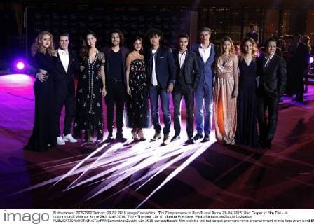 Tini Filmpremiere in Rom Il cast Roma 29-04-2016 Red Carpet of film Tini - la nuova vita di Violetta Rome 29th April 2016. Tini - The New Life Of Violetta Premiere. Photo SamanthaxZucchi Insidefoto SamanthaxZucchi