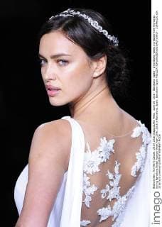 April 29, 2016 - Barcelona, Spain - Irina Shayk wears a creation from Pronovias during Barcelona Bridal Fashion Week April 29th, 2016 in Barcelona, Spain. Barcelona Spain  - ZUMAn230