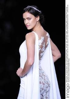 April 29, 2016 - Barcelona, Spain - Irina Shayk wears a creation from Pronovias during Barcelona Bridal Fashion Week April 29th, 2016 in Barcelona, Spain. Barcelona Spain  - ZUMAn230