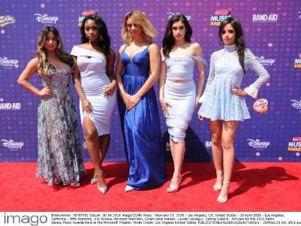 February 19, 2016 - Los Angeles, CA, United States - 30 April 2016 - Los Angeles, California - Fifth Harmony, Ally Brooke, Normani Hamilton, Dinah-Jane Hansen, Lauren Jauregui, Camila Cabello . Arrivals for the 2016 Radio Disney Music Awards held at the Microsoft Theater. Photo Credit: Los Angeles United States - ZUMAa123