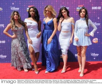 February 19, 2016 - Los Angeles, CA, United States - 30 April 2016 - Los Angeles, California - Fifth Harmony, Ally Brooke, Normani Hamilton, Dinah-Jane Hansen, Lauren Jauregui, Camila Cabello . Arrivals for the 2016 Radio Disney Music Awards held at the Microsoft Theater. Photo Credit: Los Angeles United States - ZUMAa123