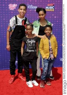 Marcus Scribner, Marsai Martin, Yara Shahidi & Miles Brown RADIO DISNEY MUSIC AWARDS Los Angeles Patrick Rideaux PicturePerfect