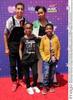 February 19, 2016 - Los Angeles, CA, United States - 30 April 2016 - Los Angeles, California - Marcus Scribner, Marsai Martin, Yara Shahidi, and Miles Brown. Arrivals for the 2016 Radio Disney Music Awards held at the Microsoft Theater. Photo Credit: Los Angeles United States - ZUMAa123