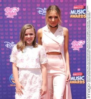 February 19, 2016 - Los Angeles, CA, United States - 30 April 2016 - Los Angeles, California - Maisey Stella, Lennon Stella. Arrivals for the 2016 Radio Disney Music Awards held at the Microsoft Theater. Photo Credit: Los Angeles United States - ZUMAa123