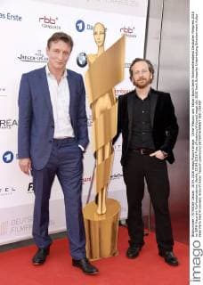 Oliver Masucci und Fabian Busch beim Nominiertenabend Deutscher Filmpreis 2016 im BMW Haus am Kurfürstendamm. Berlin, 30.04.2016 Foto:xFredericx xFuturexImage