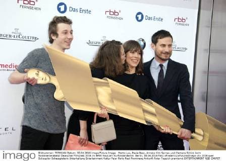 Moritz Leu, Paula Beer, Anneke Kim Sarnau und Clemens Schick beim Nominiertenabend Deutscher Filmpreis 2016 im BMW Haus am Kurfürstendamm. Berlin, 30.04.2016 Foto:xFredericx xFuturexImage