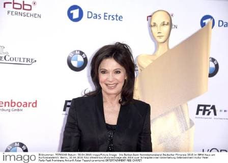 Iris Berben beim Nominiertenabend Deutscher Filmpreis 2016 im BMW Haus am Kurfürstendamm. Berlin, 30.04.2016 Foto:xFredericx xFuturexImage