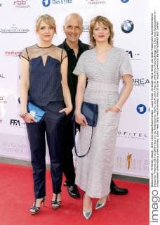 Laura Tonke, Christoph Maria Herbst und Jördis Triebel beim Nominiertenabend Deutscher Filmpreis 2016 im BMW Haus am Kurfürstendamm. Berlin, 30.04.2016 Foto:xK.xWernerx xFuturexImage