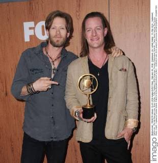 February 20, 2016 - Inglewood, CA, United States - 01 May 2016 - Inglewood, California - Florida Georgia Line, Brian Kelley, Tyler Hubbard. 2016 American Country Countdown Awards - Press Room held at The Forum. Photo Credit: Inglewood United States - ZUMAa123