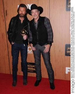 February 20, 2016 - Inglewood, CA, United States - 01 May 2016 - Inglewood, California - Brooks & Dunn, Kix Brooks, Ronnie Dunn. 2016 American Country Countdown Awards - Press Room held at The Forum. Photo Credit: Inglewood United States - ZUMAa123