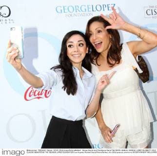 Aimee Garcia and Constance Marie THE NINTH ANNUAL GEORGE LOPEZ CELEBRITY GOLF CLASSIC BENEFITING THE GEORGE LOPEZ FOUNDATION Los Angeles Michael Heart PicturePerfect