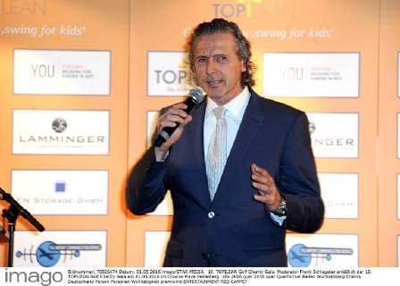 19. TOPILEAN Golf Charity Gala. Moderator Frank Schlageter anläßlich der 19. TOPILEAN Golf Charity Gala am 01.05.2016 im Crowne Plaza Heidelberg.