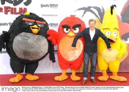 Deutschlandpremiere ANGRY BIRDS Michael Kessler bei der Deutschlandpremiere des Animationsfilmes ANGRY BIRDS im CineStar Sony Center in Berlin, 01.05.2016