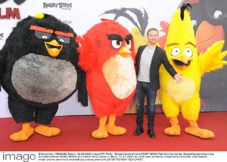 Deutschlandpremiere ANGRY BIRDS Ralf Schmitz bei der Deutschlandpremiere des Animationsfilmes ANGRY BIRDS im CineStar Sony Center in Berlin, 01.05.2016