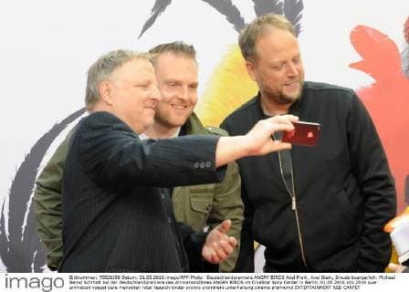 Deutschlandpremiere ANGRY BIRDS Axel Prahl, Axel Stein, Smudo buergerlich: Michael Bernd Schmidt bei der Deutschlandpremiere des Animationsfilmes ANGRY BIRDS im CineStar Sony Center in Berlin, 01.05.2016