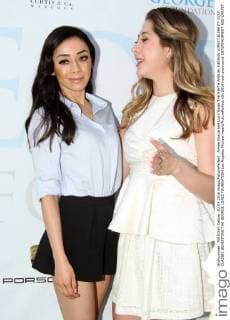 Aimee Garcia and Lizzy Small THE NINTH ANNUAL GEORGE LOPEZ CELEBRITY GOLF CLASSIC BENEFITING THE GEORGE LOPEZ FOUNDATION Los Angeles Michael Heart PicturePerfect