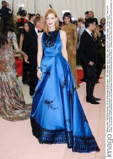 MET Gala 2016 May 2, 2016 - New York, NY, United States - 02 May 2016 - New York, New York- Jessica Chastain. Metropolitan Museum of Art Costume Institute Gala: Manus x Machina: Fashion in the Age of Technology. Photo Credit: Christopher Smith AdMedia New York United States - ZUMAa123