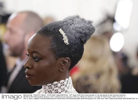 MET Gala 2016 Viola Davis arrives on the red carpet at the Costume Institute Benefit at The Metropolitan Museum of Art celebrating the opening of Manus x Machina: Fashion in an Age of Technology in New York City on May 2, 2016.  NYP201605021288 JOHNxANGELILLO