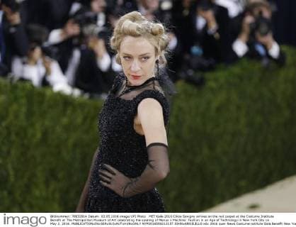 MET Gala 2016 Chloe Sevigny arrives on the red carpet at the Costume Institute Benefit at The Metropolitan Museum of Art celebrating the opening of Manus x Machina: Fashion in an Age of Technology in New York City on May 2, 2016.  NYP2016050212157 JOHNxANGELILLO